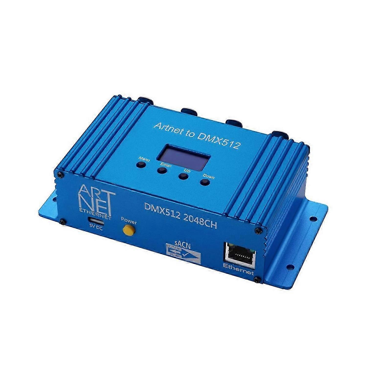 ArtNet DMX512 Ethernet Lighting Controller Interface LED Display 4 Ports 2048CH