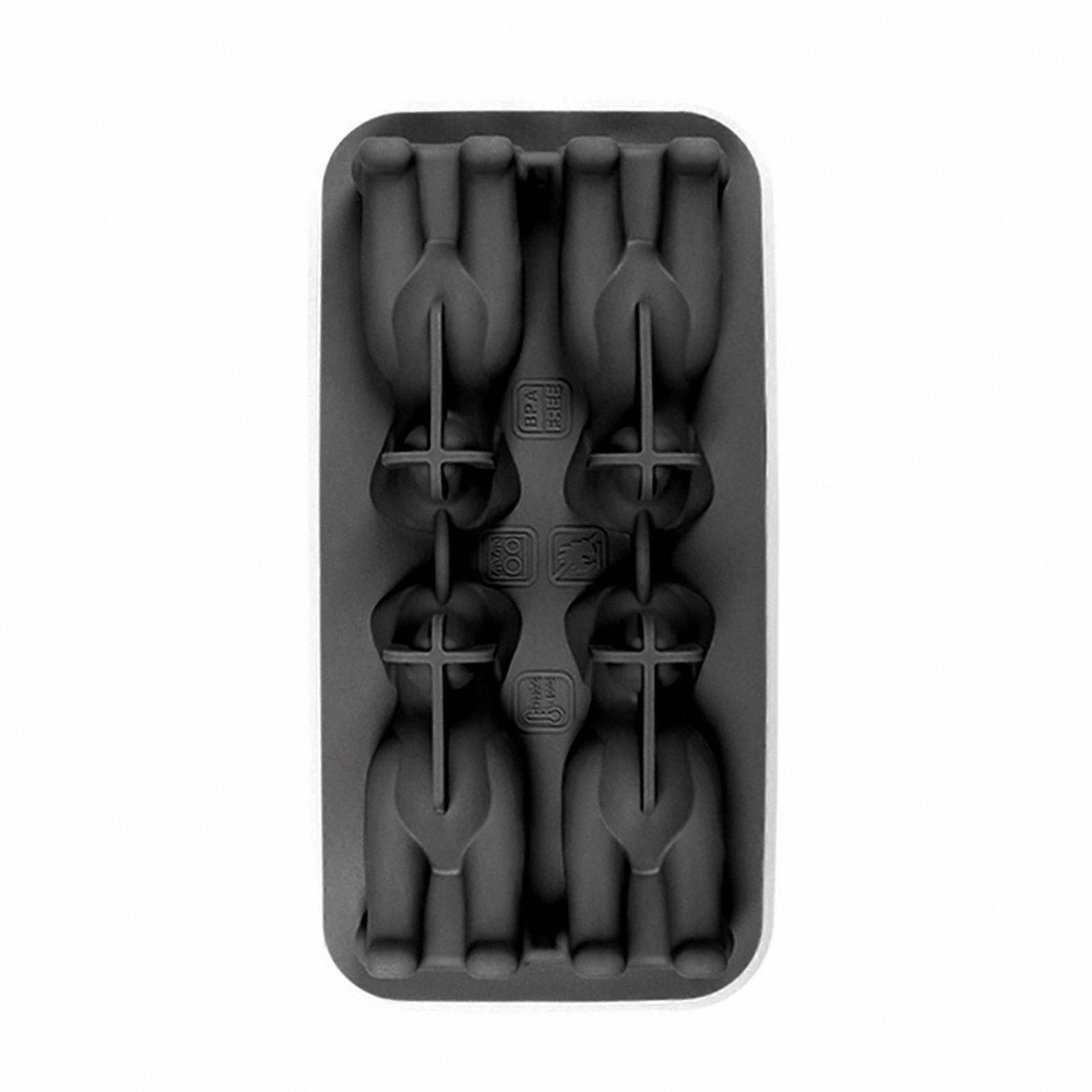 Cute Labrador-Shaped Ice Mold for Creative Kitchen Use Pink Silicone Tray