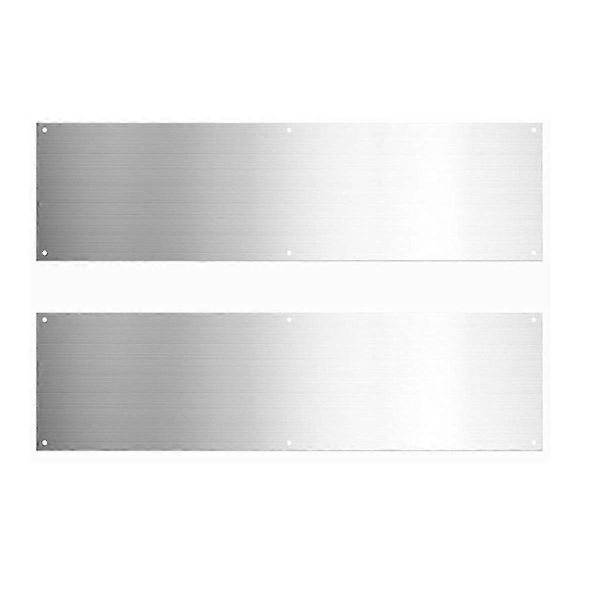 2 Peças de Placa de Chute de Porta Placas de Chute compatíveis com Portas Exteriores Placa de Chute de Alumínio compatível com Decoração de Portas Evite que a Porta Chute