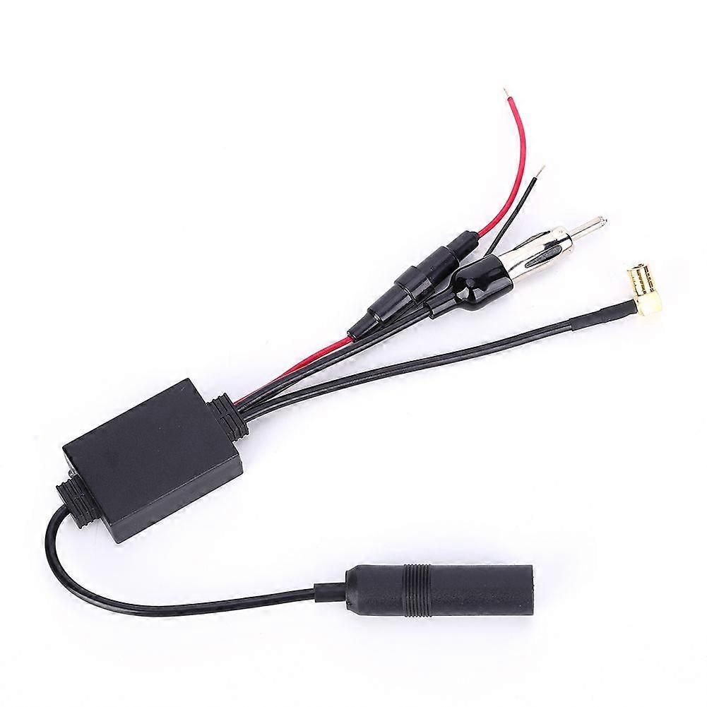 Car DAb Antenna Splitter Digital Radio Signal Reception Amplifier Adapter for Europe
