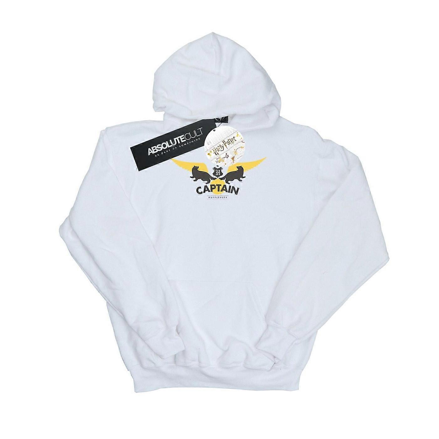 Harry Potter Boys Hufflepuff capitán sudadera con capucha