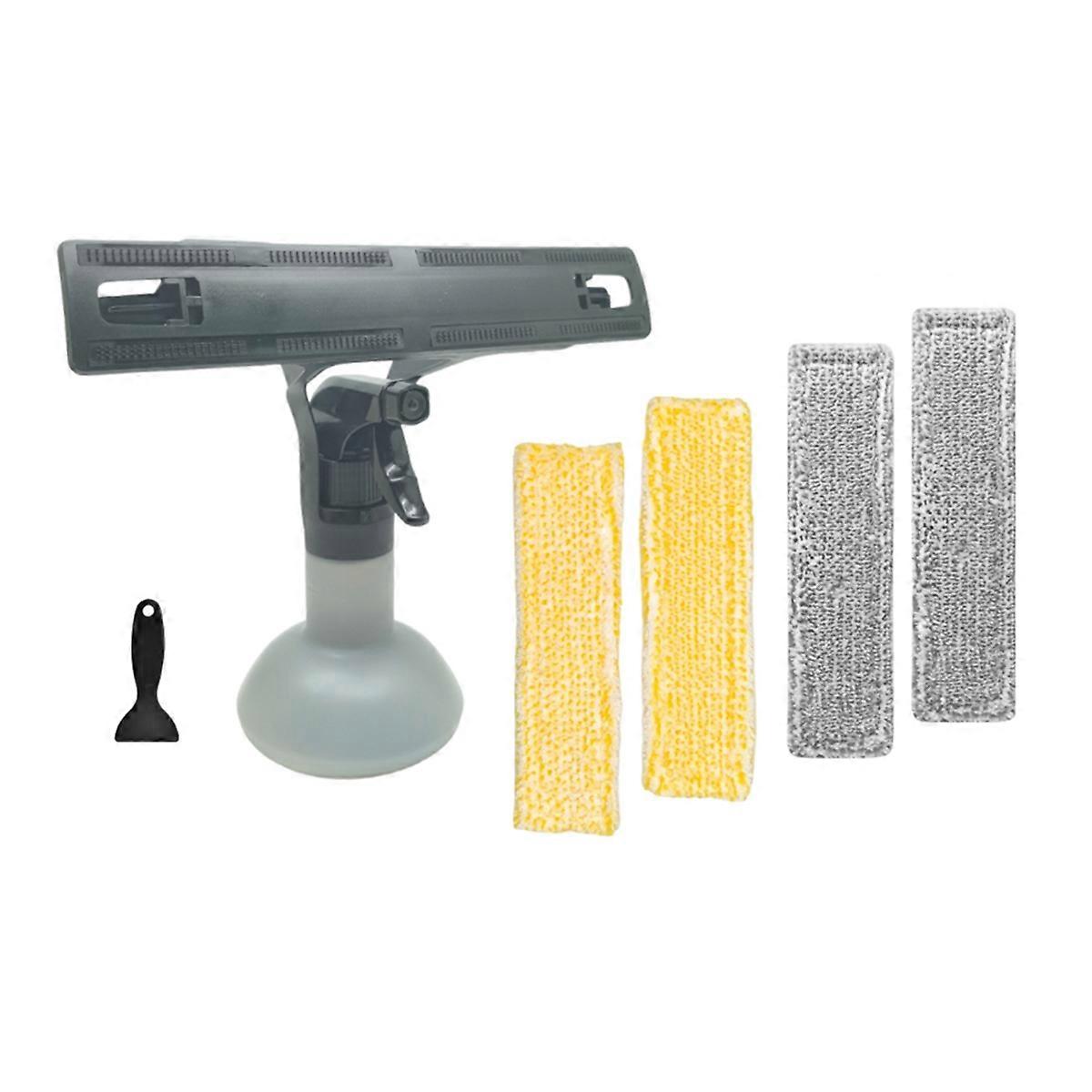 For Kacher WV1 WV2 Window Cleaner Tool Bottle Microfibre Mop Pad Kit Window Vacuum Cleaner Accessor
