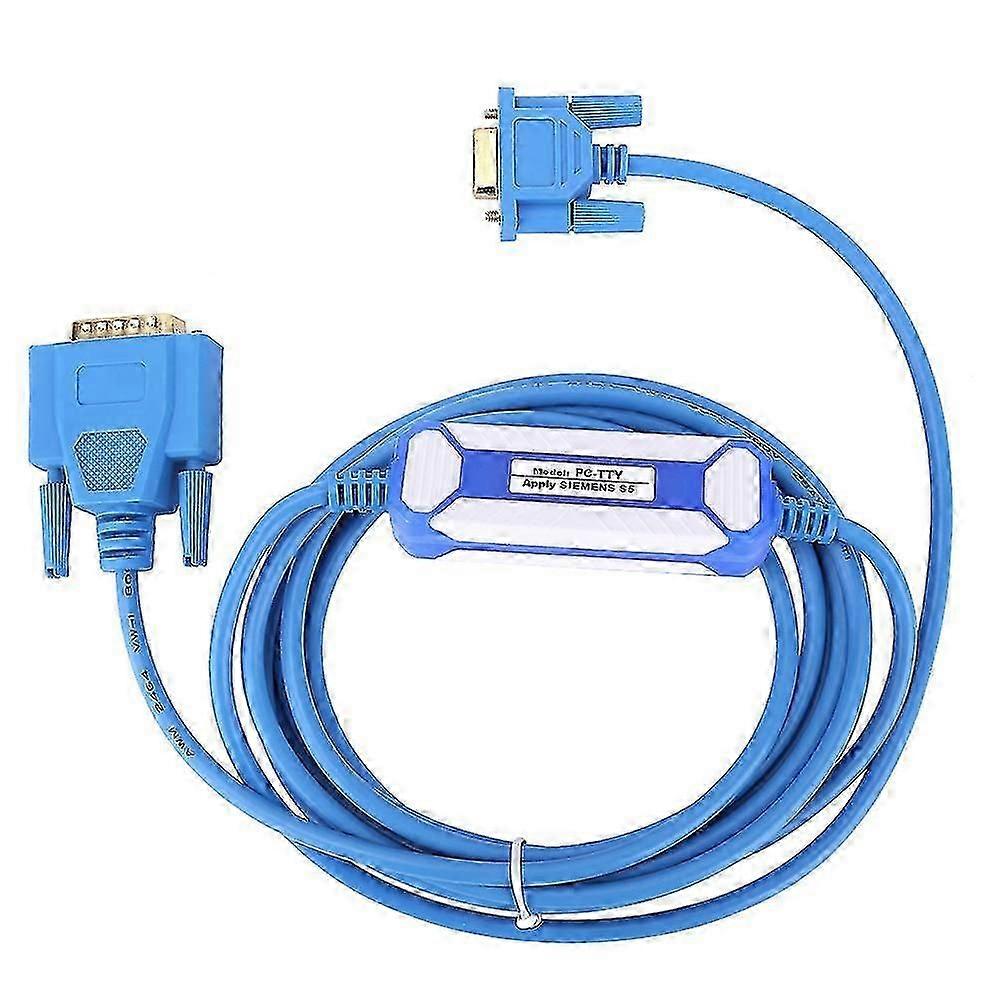 2024 Siemens S5 PLC 6ES5734-1BD20 Blue TTY PVC Programming Cable