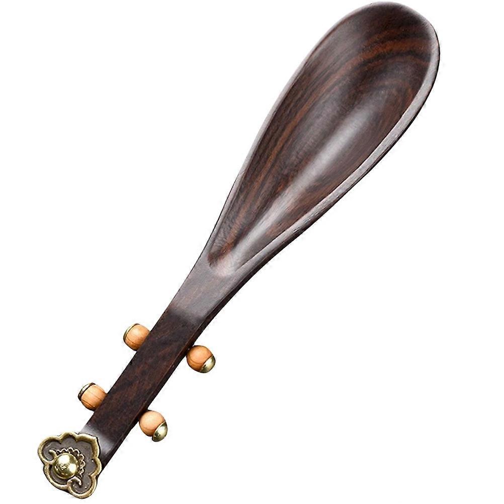 Tea Spoon Wooden Teaspoon for Kitchen Use Smooth Black