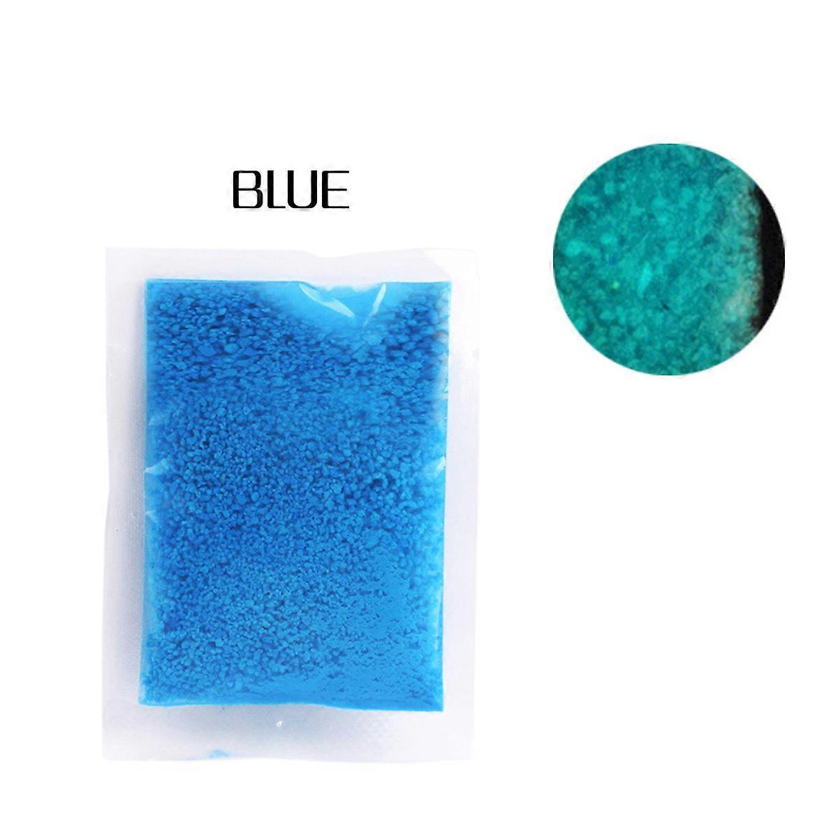 Bright Powder Sand Powder for DIY Use 4Packs Blue Glow in The Dark Pigment