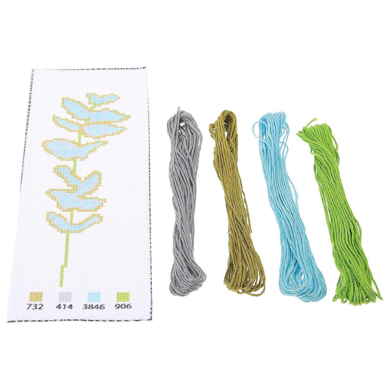 DIY Embroidering Supplies Craft Cross Stitch Bookmark for DIY 1Set Kit