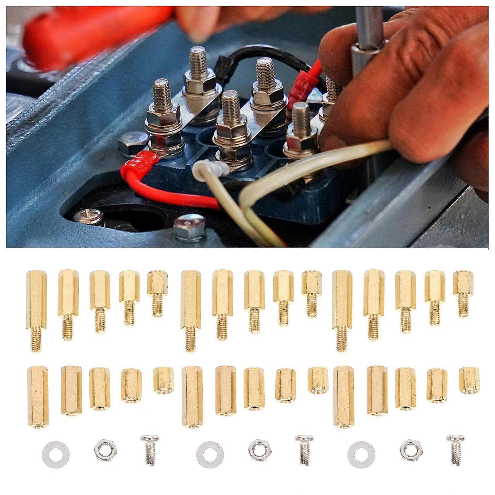 Bolt Set Male Female Standoffs for Computer Chassis Usage Smooth Surface Brass Stainless Steel Anti Rust 750Pcs