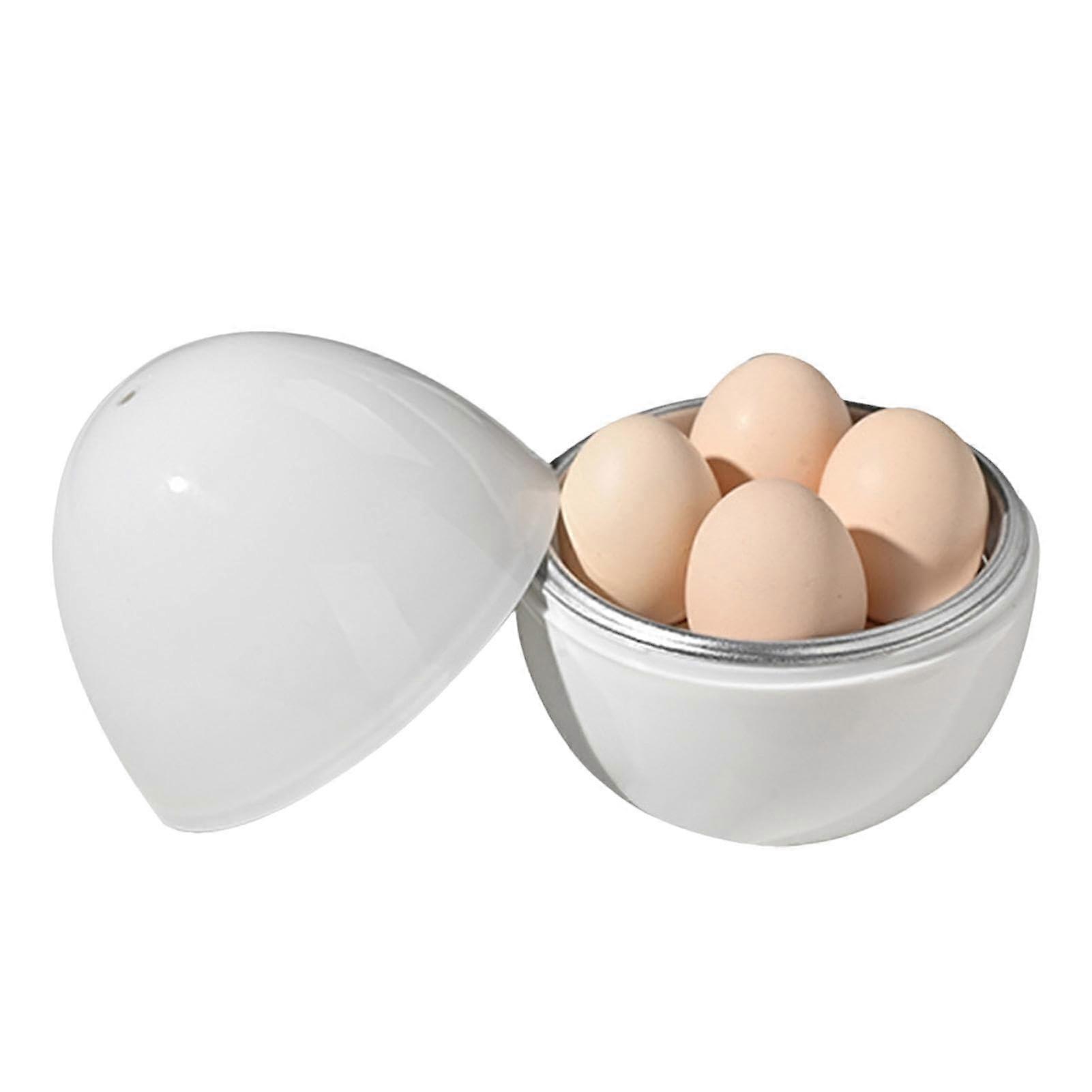 Egg Cooker Microwave Egg Boiler For 4 Eggs, InWave Egg Steamer, Hard Or Soft Boiled Eggs, Plastic Kitchen Gadget