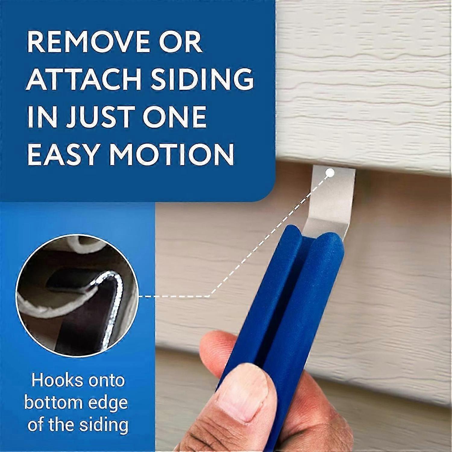 Vinyl Side Removal Tool Non-slip handle integrated steel puller tool