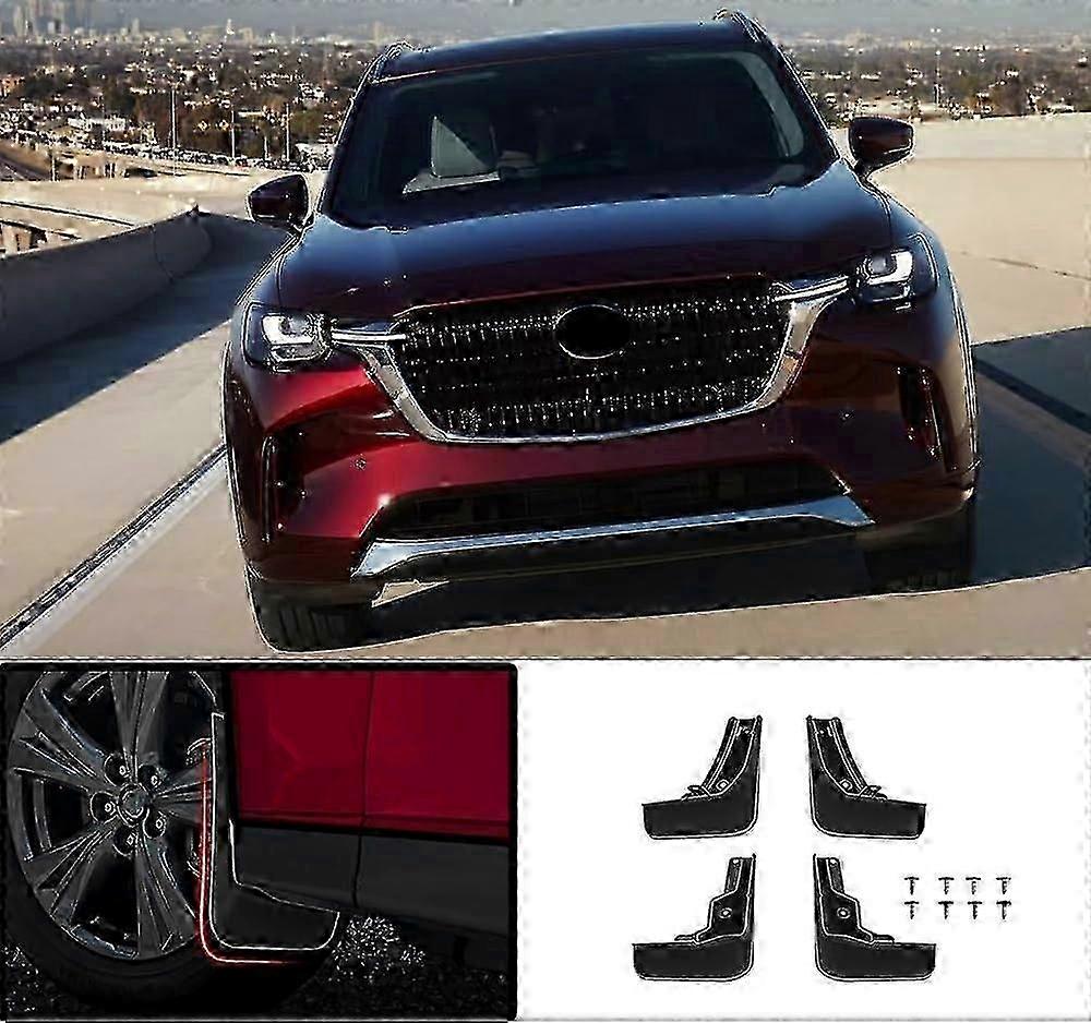 Mud flaps for Mazda CX-60 CX60 2025 4 pieces ABS material anti-splash