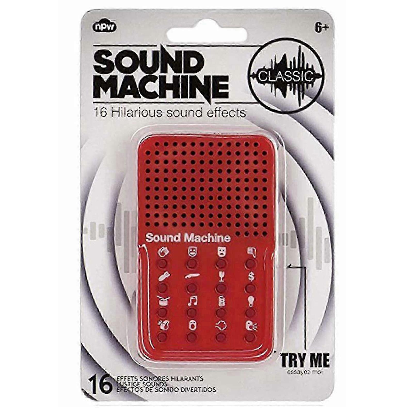 Funny Classic Red Sound Machine Hilarious Novelty Prank-Portable 16 Effect Noise