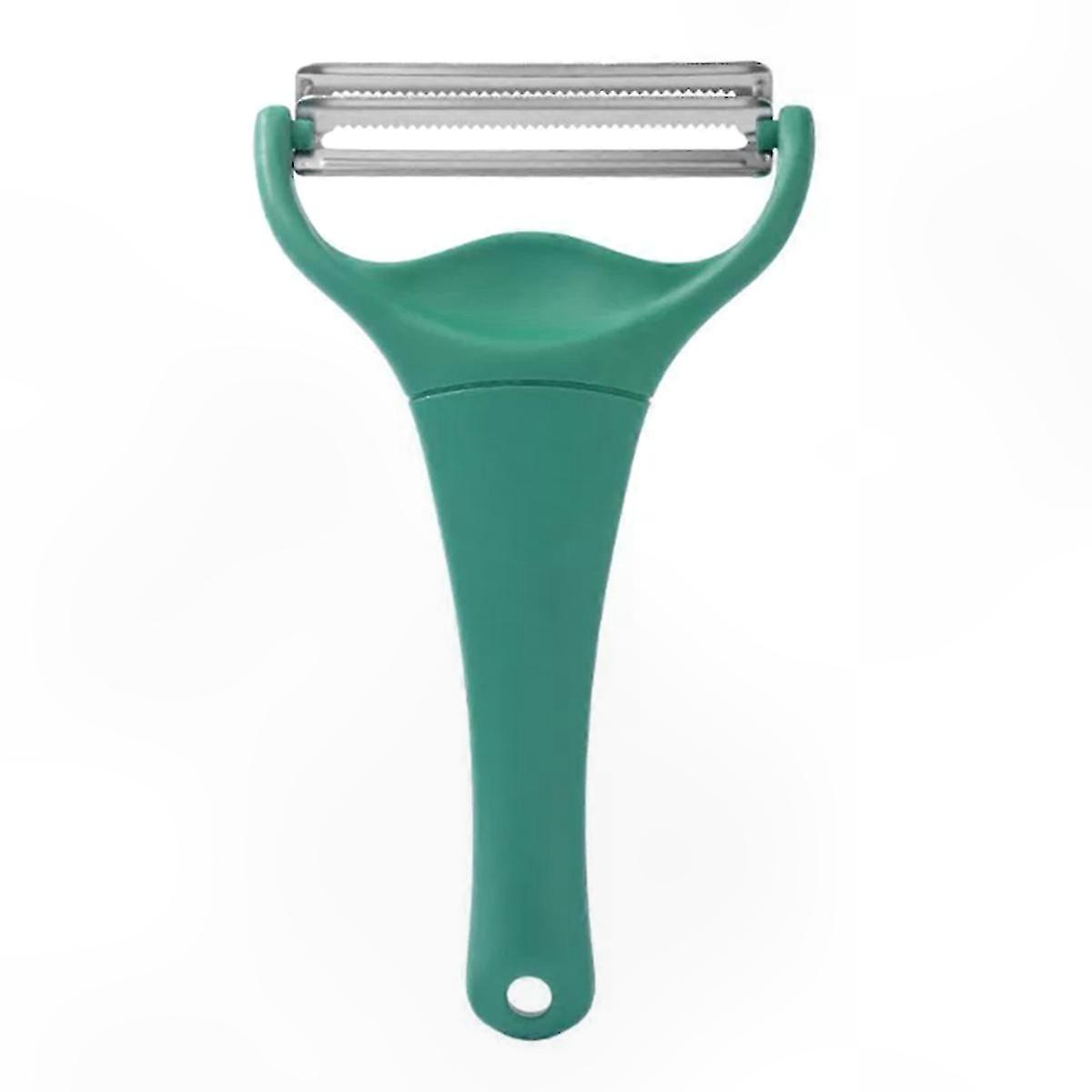 2-in-1 Vegetable Slicer and Peeler with Dual Blades for Cabbage, Potato, and More