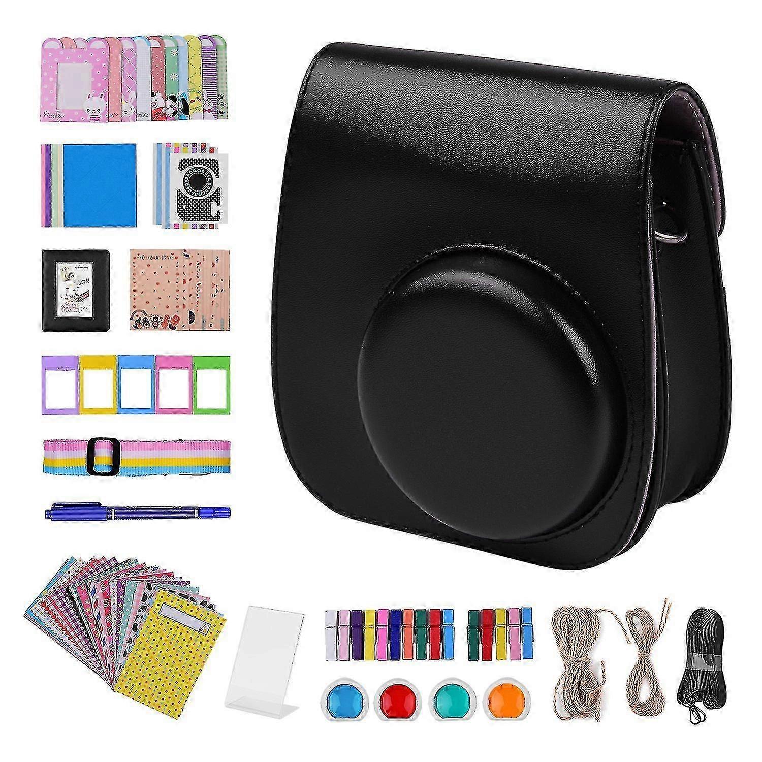 12-in-1 Instant Camera Accessories Bundle Kit Compatible with Fujifilm Instax Mini 11 Including Came