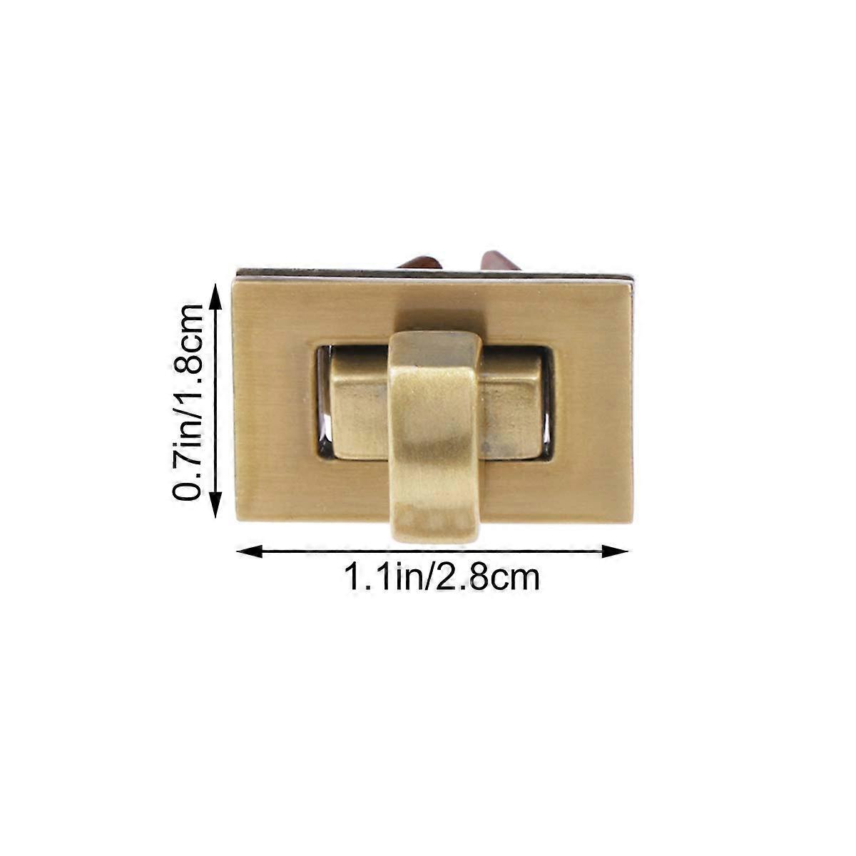 Box Bag Hardware Turn Locks Metal Locks for Purse Closure 2Pcs