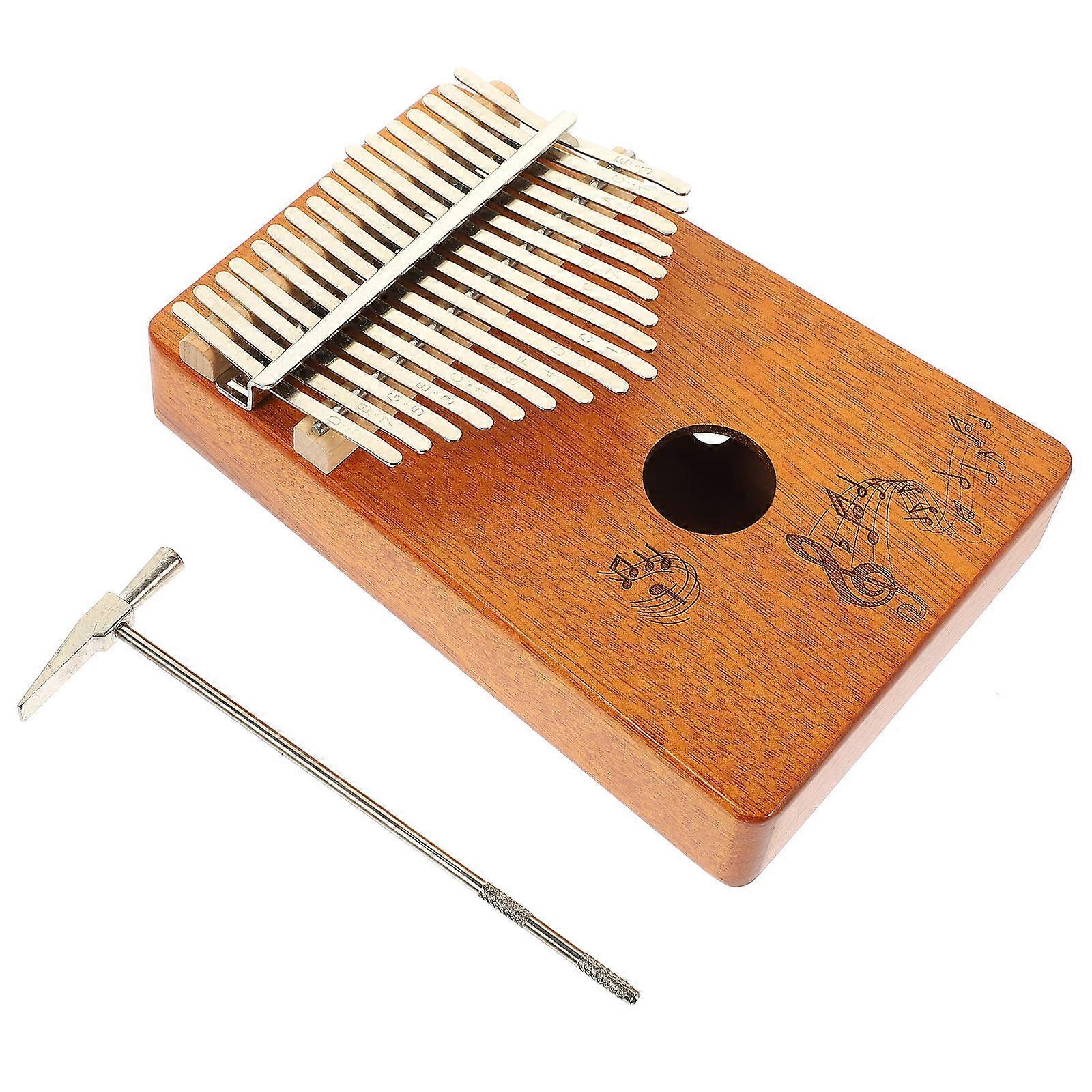 17 Keys Kalimba Thumb Piano Portable Music Instrument Finger Piano Set