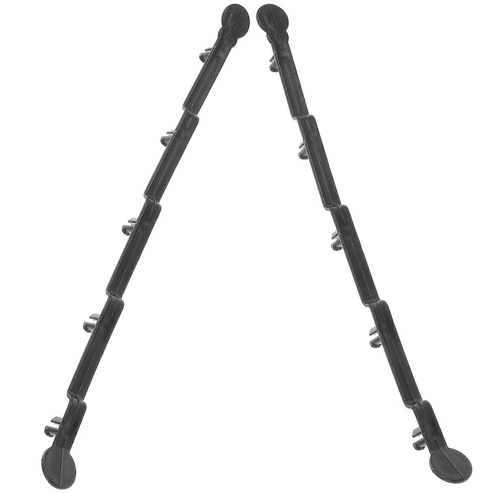 Black Folding Camp Chair Strap for 2Pcs Outdoor Stool Fixing Chain