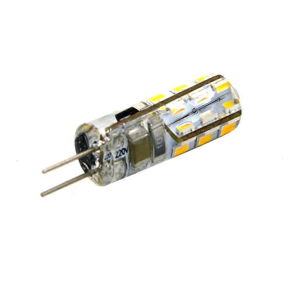 2Pcs G4 220V LED Light Bulb for Lighting Use Warm White 2W Smd 3014 LED