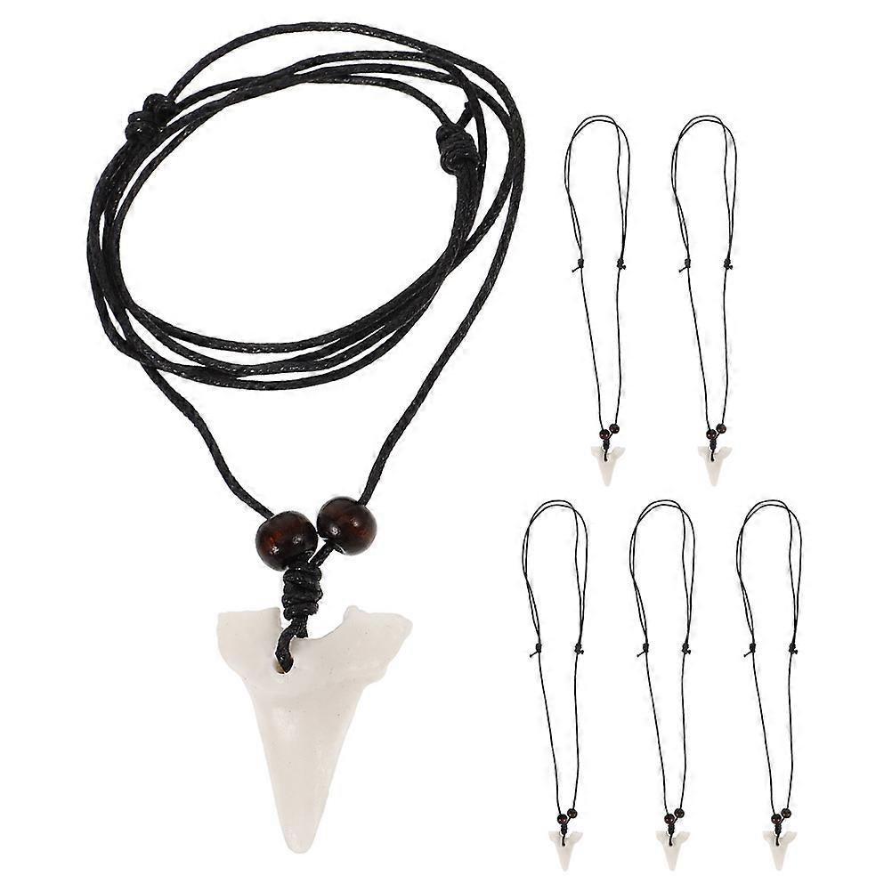Surfer Necklace for Tooth Resin Pendant 18Pcs Summer Accessory