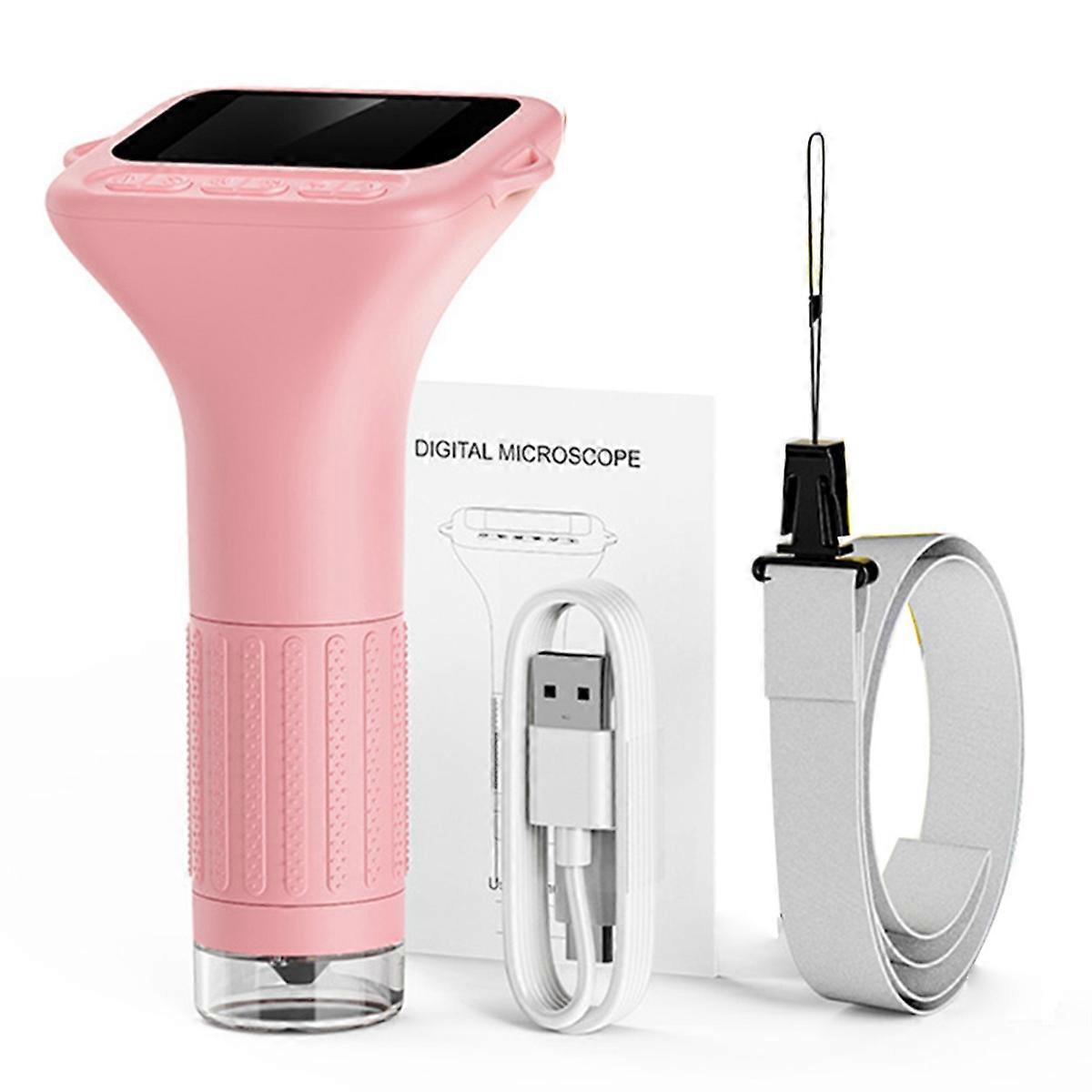 2.0 Inch Kids Microscope 1080P Digital Microscope 2MP Camera Portable Handheld Microscope with 8 Led