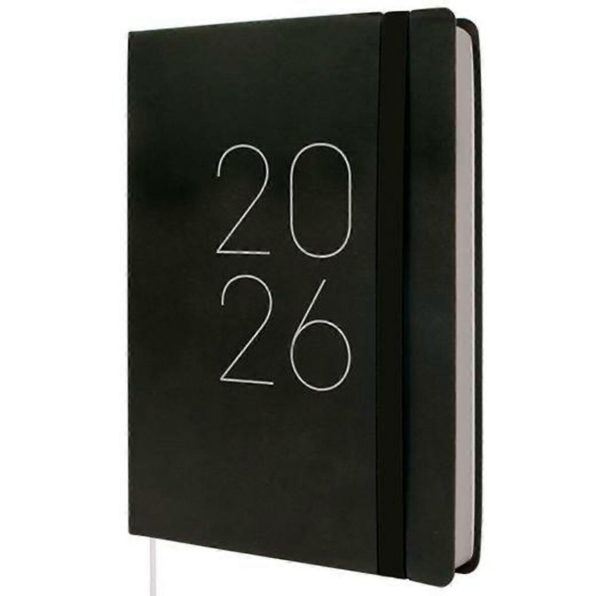 Diary Finocam FLEXI Black A5 14,8 x 21 cm 2026