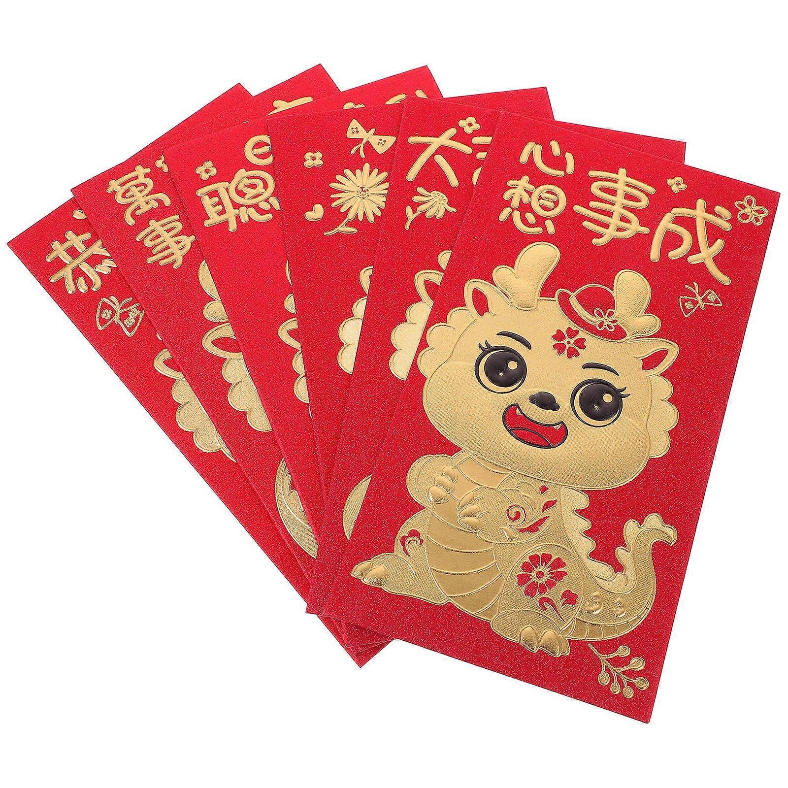 Red Envelopes Paper Lucky Money Bag for Storage 30Pcs
