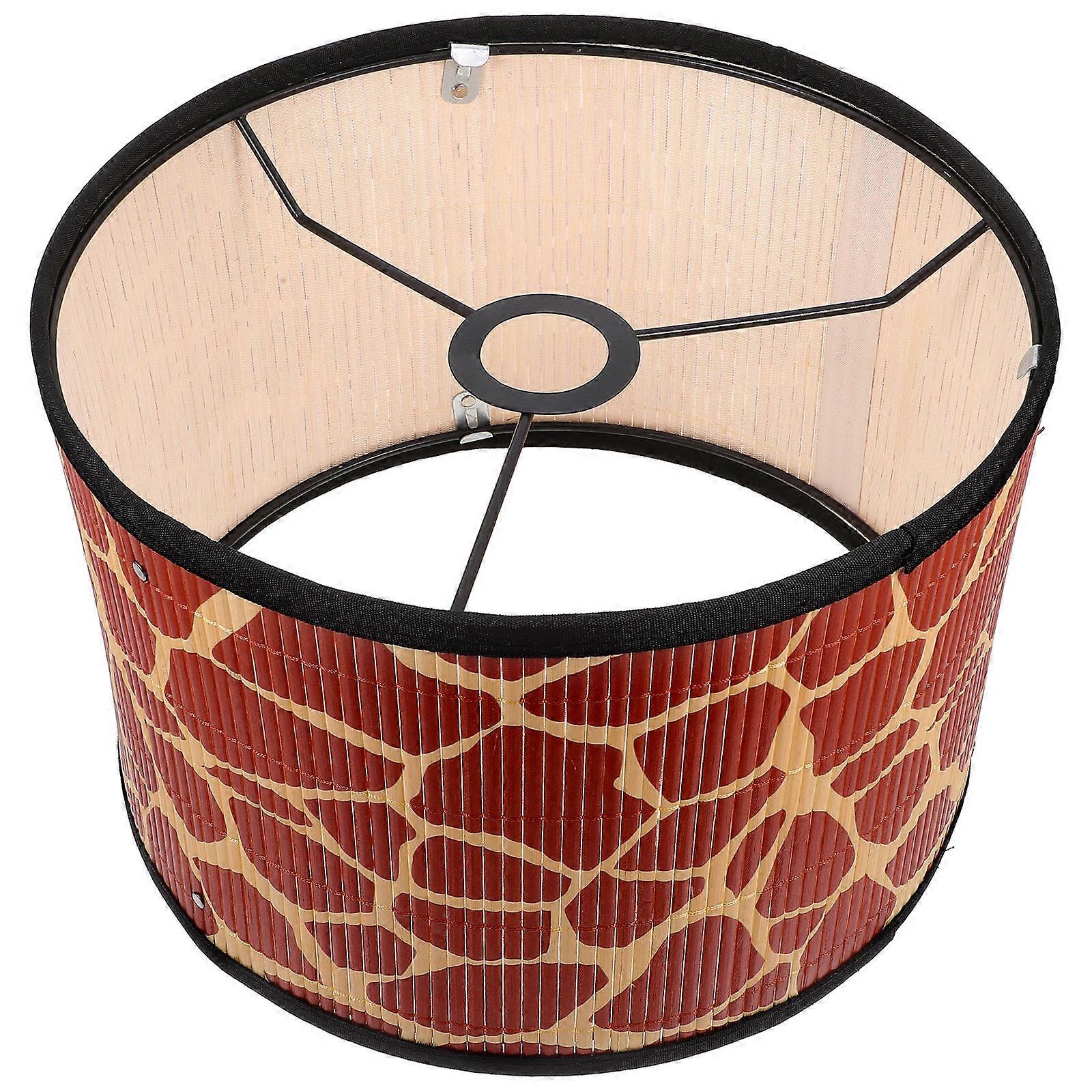 Replacement Bamboo Drum Lampshade Light Diffusion Protection Eyes 1Pcs