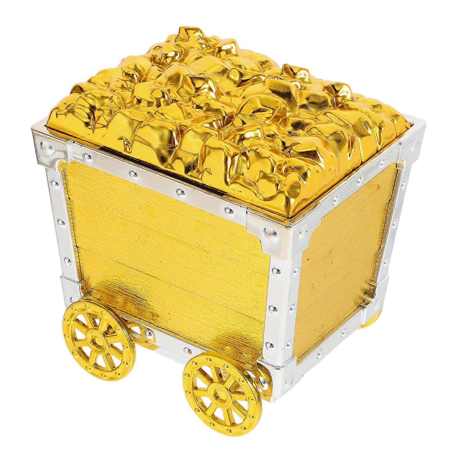 Children's Plastic Treasure Chest Toy Offering 4Pcs Pack