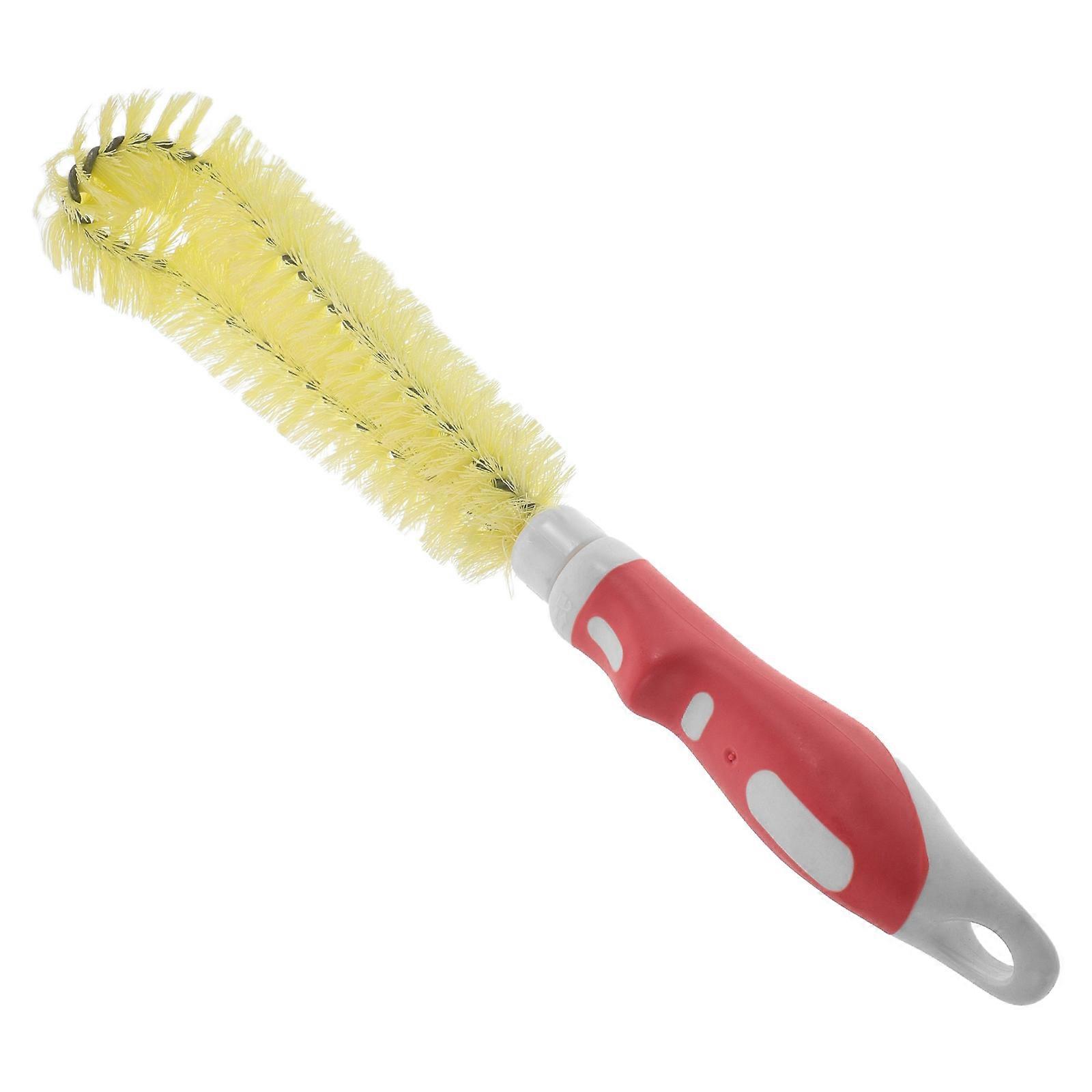 Water Bottle Cleaning Brush Extendable Set for Kitchen Use 5Pcs Pink