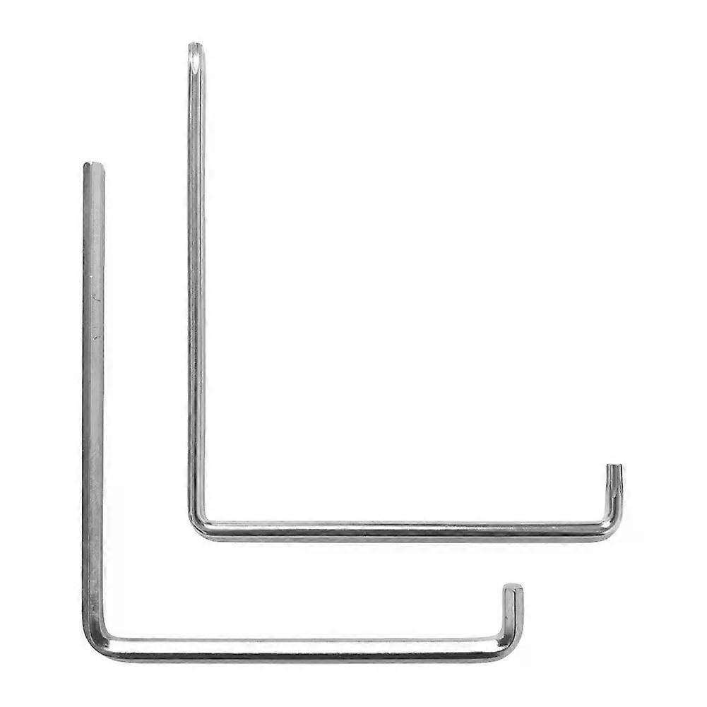 2Pcs Curved Inside Hexagonal Wrench Wear Resist Window Fitting Wrench Window Adjustment Tool for Versatile Fitting Adjustment
