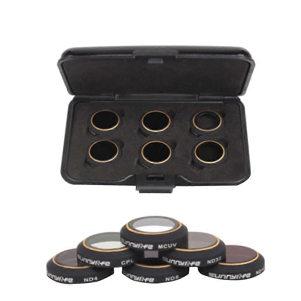 Camera Lens Filters Nd4 to Nd32 Cpl for Lens Use 18Pcs Set for Black