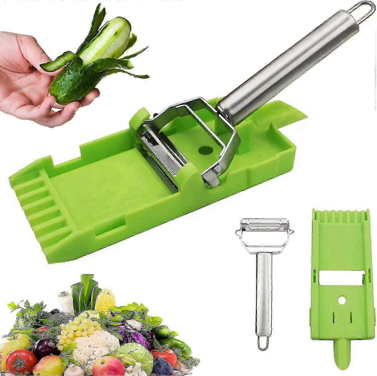 JXLGV Vegetable Peeler with Multi-Function Double Sided Blade Fruit Slicer and Kitchen Accessories