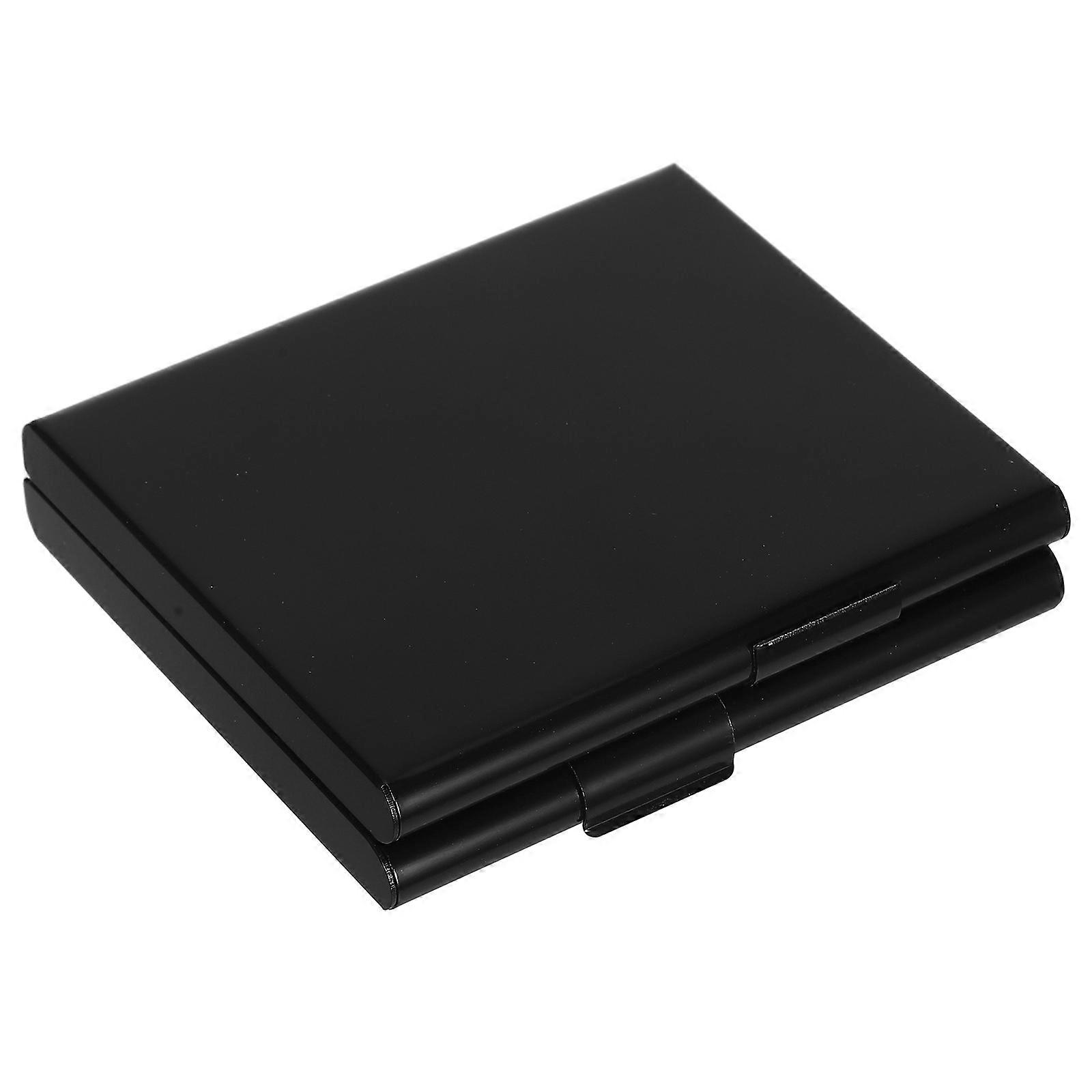 Black Storage Case Aluminum for Storing 3Pcs Portable Clamshell Packaging