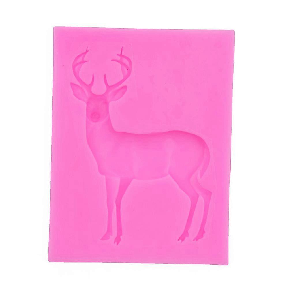 Deer Baking Mold Silicone for Baking Use 3Pcs Sika Deer Shape
