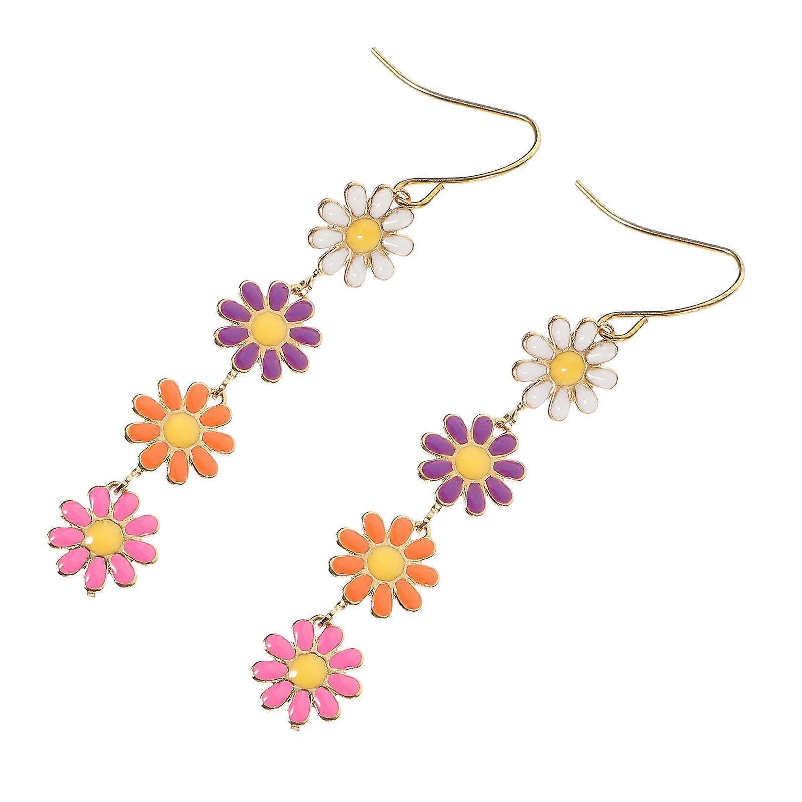 Aesthetic Hook Earrings For Women Ideal For Parties And Daily Wearing Crafted In Assorted Color Lightweight Design 3 Pairs