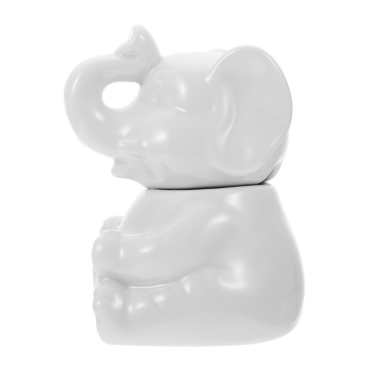 Multi-functional Milk Jug 2Pcs With Animal Shape Perfect For Coffee Machines Home Use White Ceramic Frothing