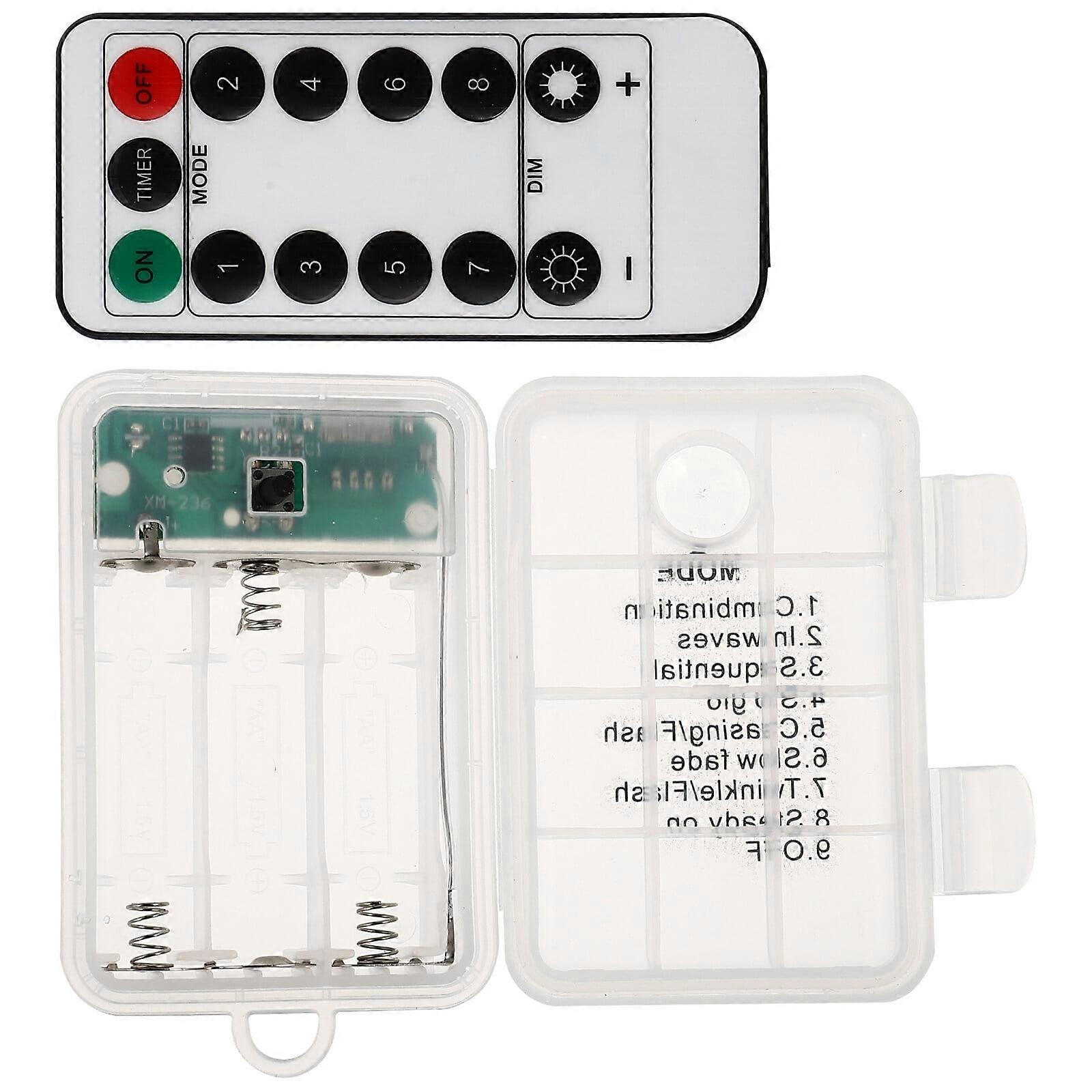 1 Set Practical USB Battery Box String Light Accessory Replacement Battery Box
