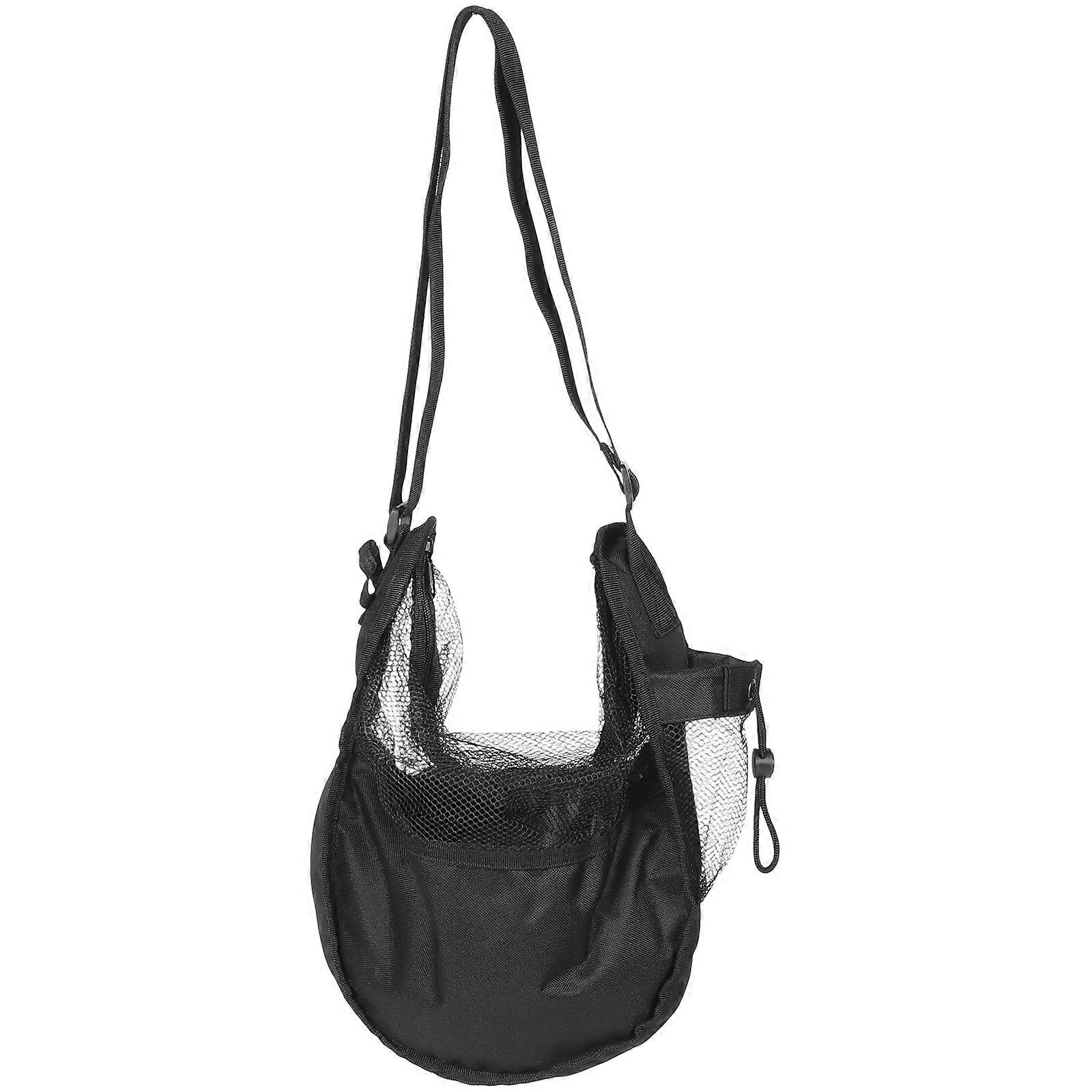 Sports Mesh Bag For Gym Usage With Zipper Closure And Shoulder Strap 40x30cm 1Pack