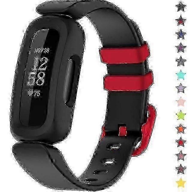 Silikoninen vedenpitävä kellorannekkeen vaihto Fitbit Ace 3 Kidsille (pojat ja tytöt)