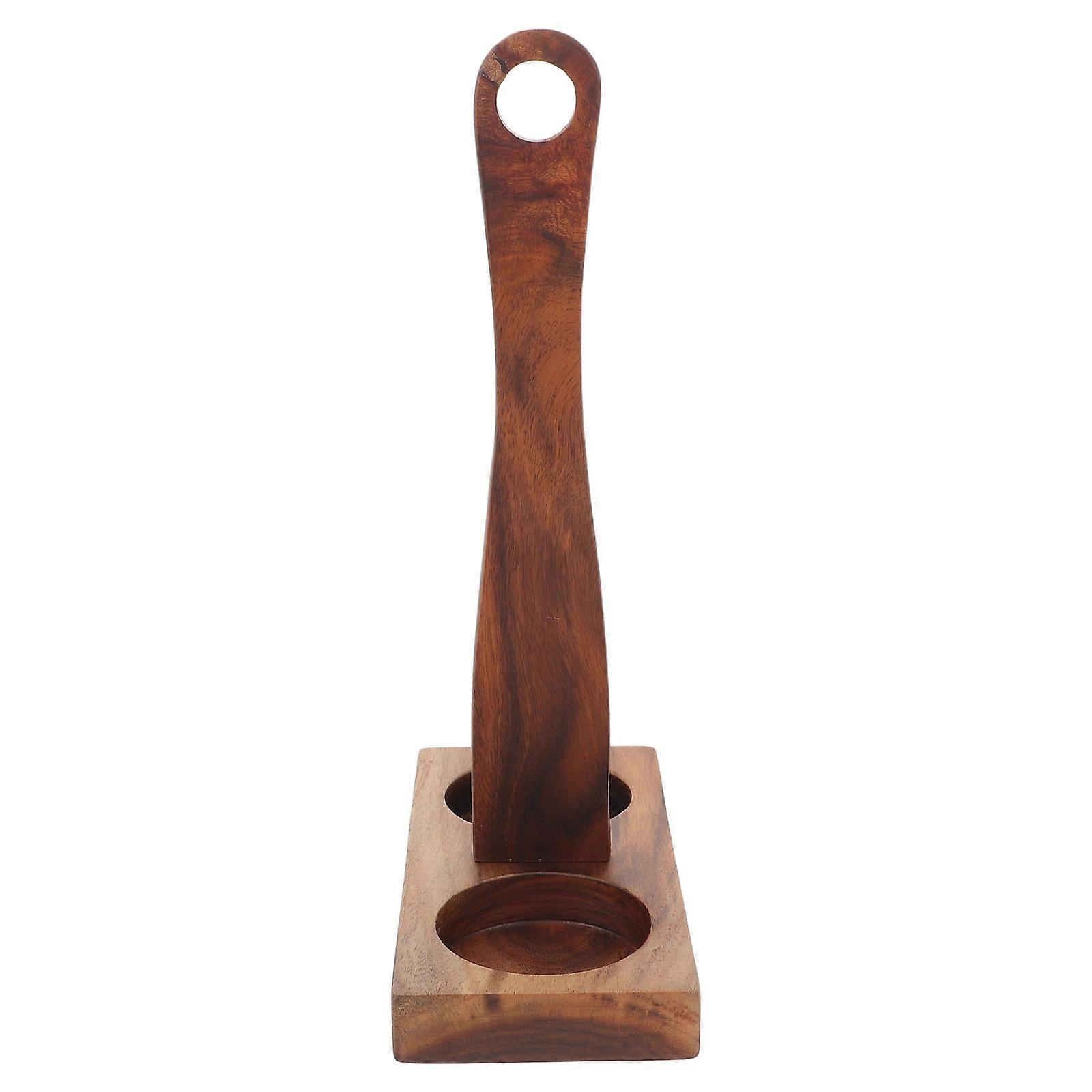 Wooden Salt Pepper Holder with Handle for Kitchen Use Coffee