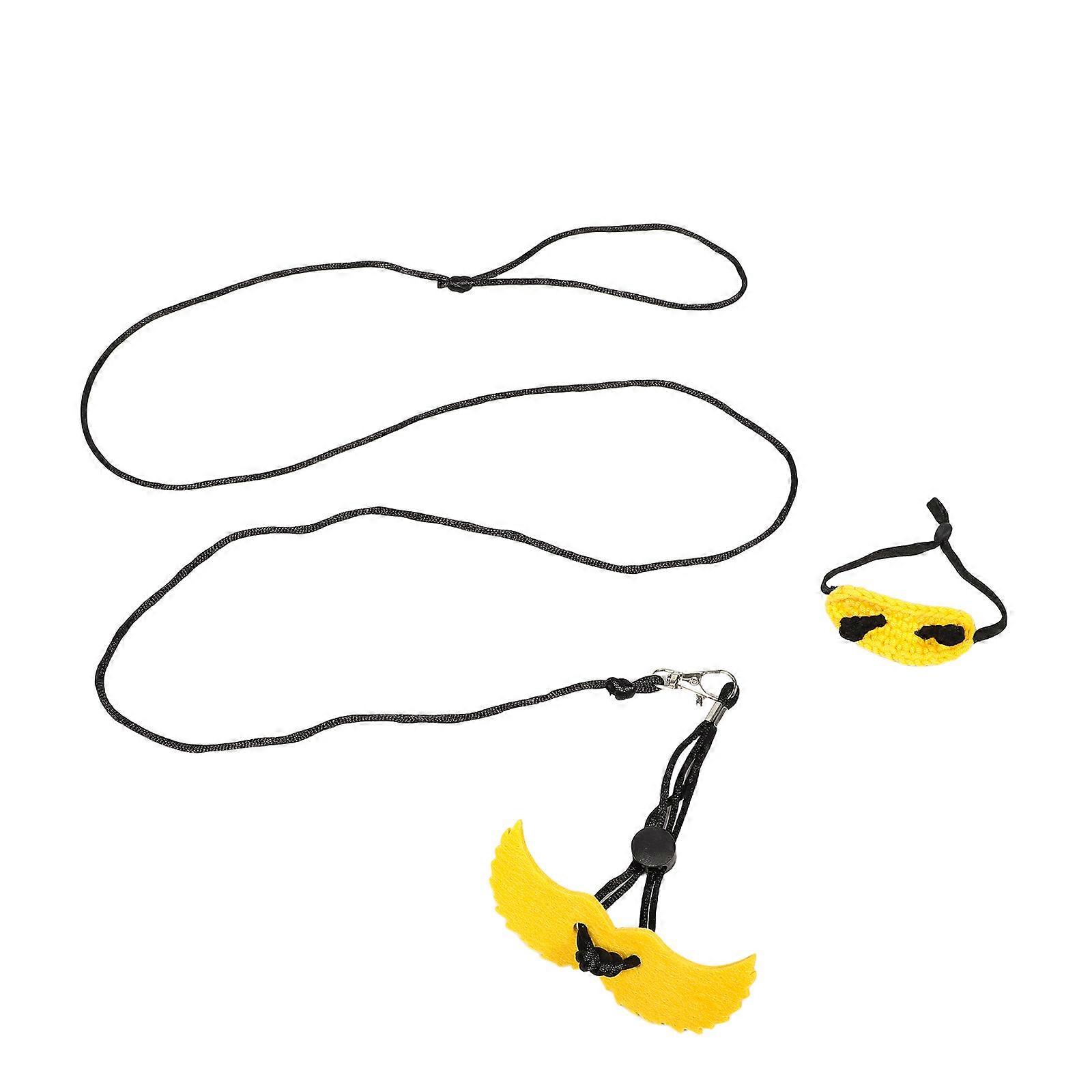 Adjustable Lizard Leash Set for Bearded Dragon Outdoor Walking 4Sets