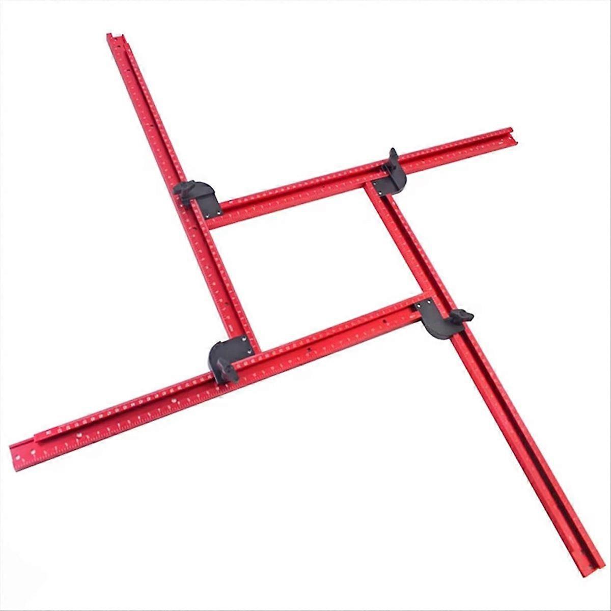 Router Jig Frame for Woodworking,Adjustable Square Router Template