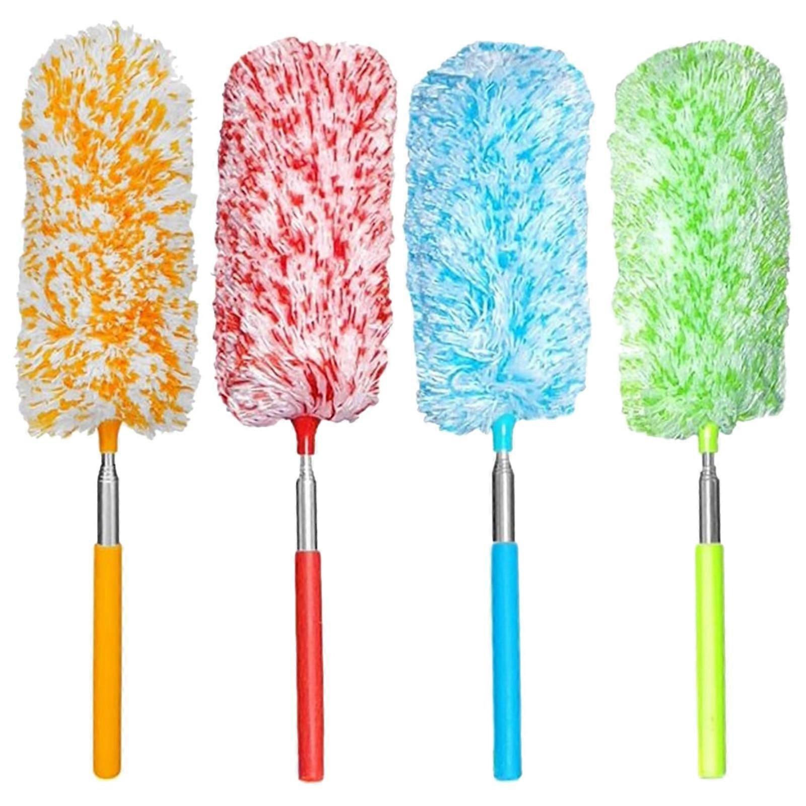 Clearance! Dusknt Dusting Duster, Dust Elimination, Dust Duster-4Pcs, Blue and White/Red and White/Orange and White/Green and White 1Pc Each