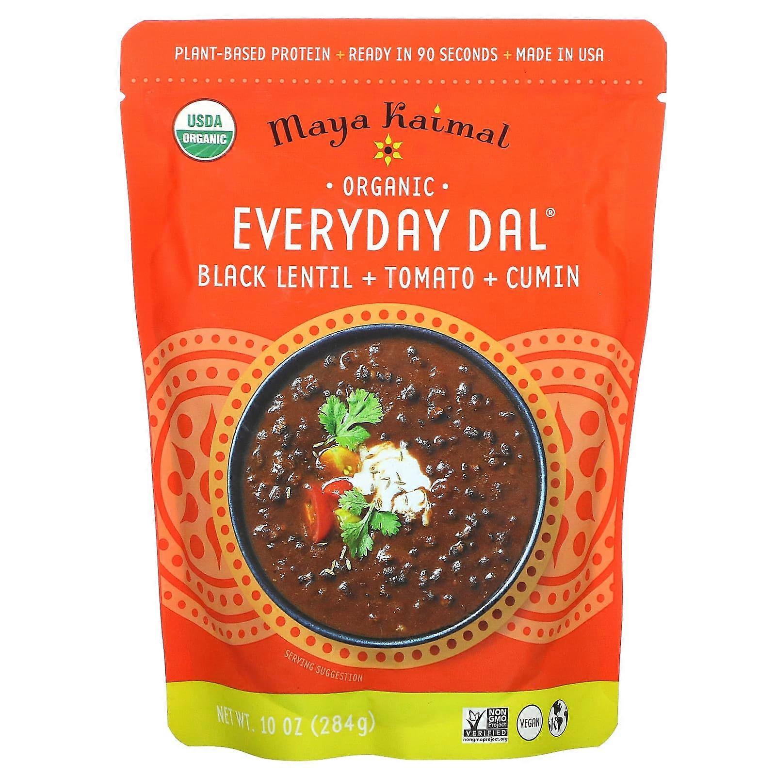 Organic Everyday DalÃÂÃÂ¬ÃÂÃÂ, Black Lentil + Tomato + Cumin, Mild, 10 oz (284 g)
