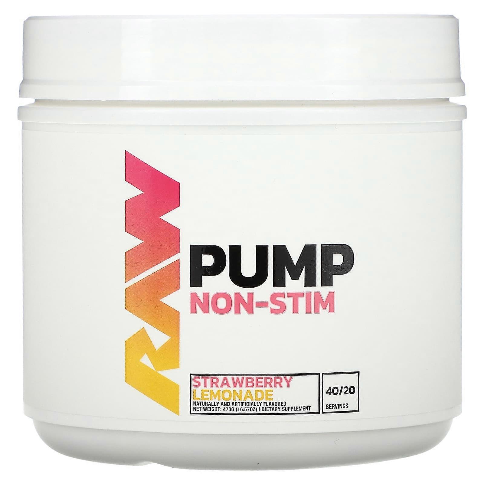 Pump, Non-Stim, Strawberry Lemonade, 16.57 oz (470 g)
