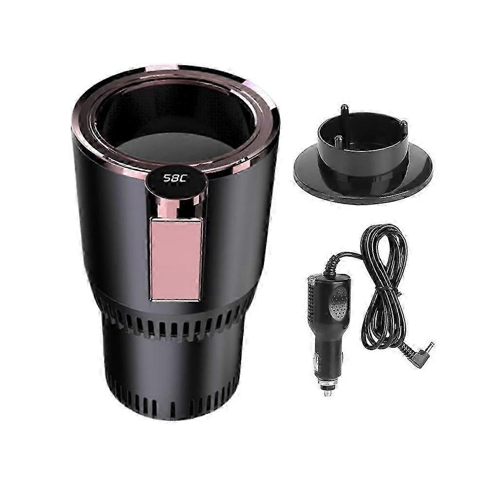 25-26 Hot and Cold Cup with Temperature Digital Display - Portable Heating and Cooling Cup for Office and Home