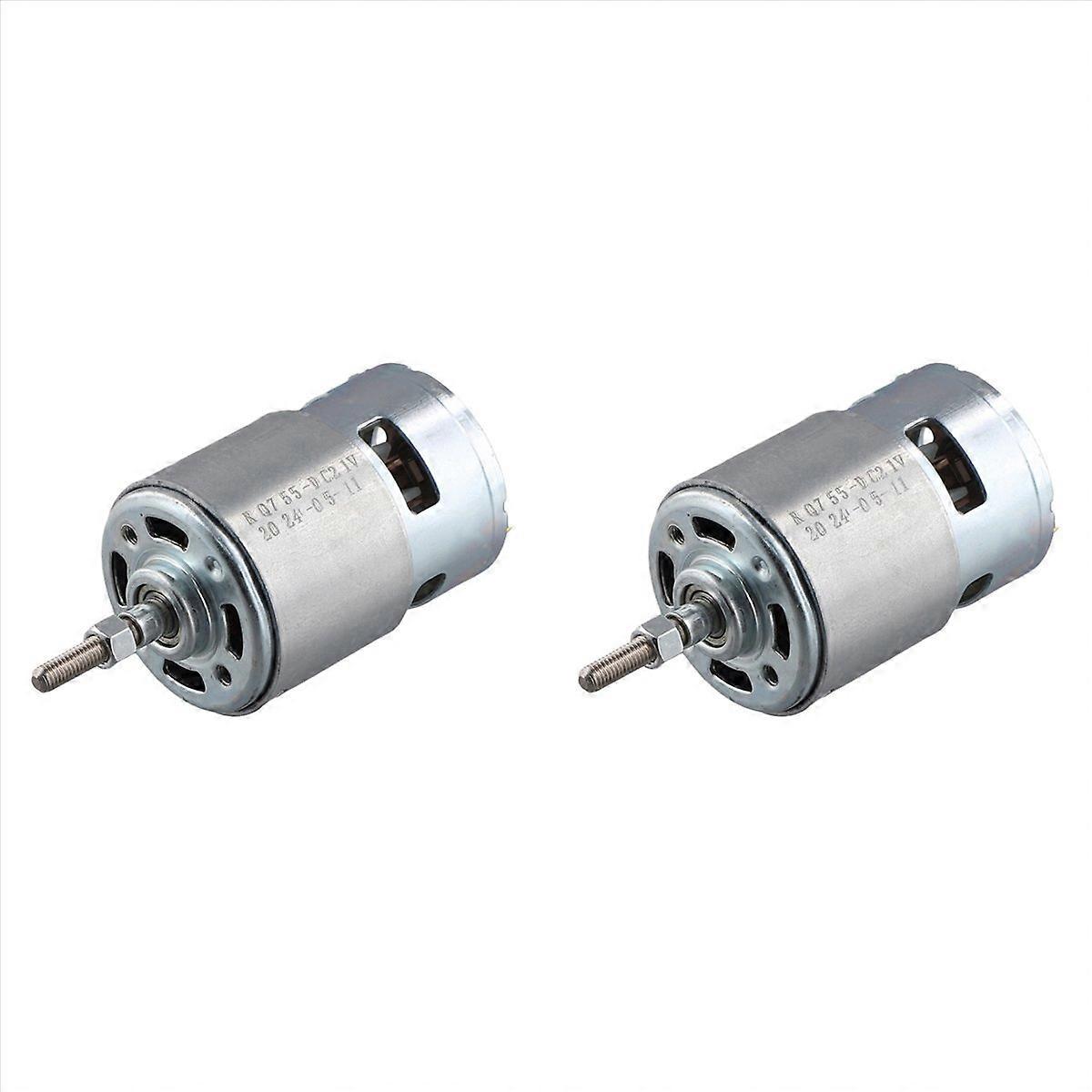 755 DC Motor for Weed Trimmer 21V Grass Cutter Motor with Long Shaft