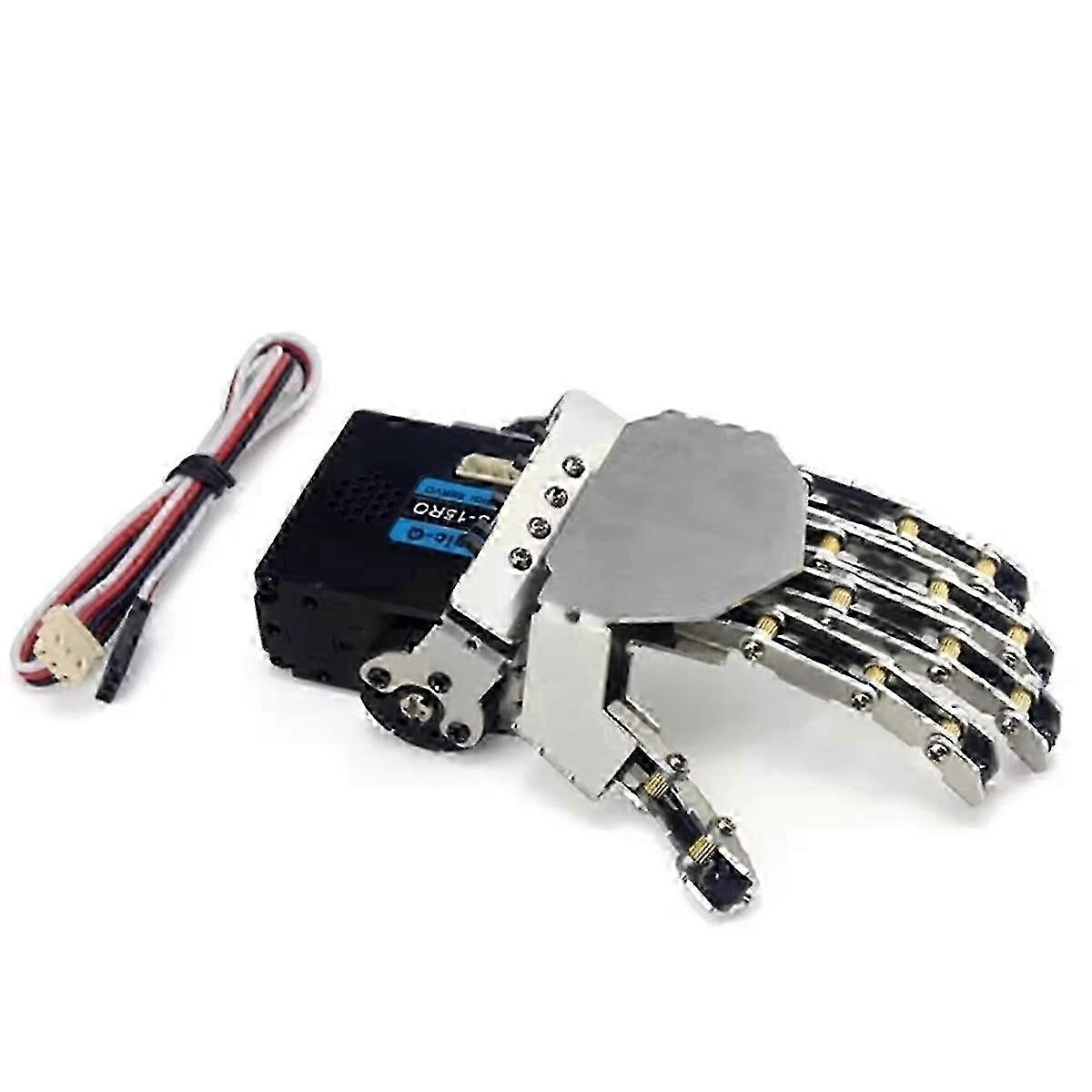 Optimized Mini Metal Robot Hand with Five Fingers for Humanoid Robot DIY Kits