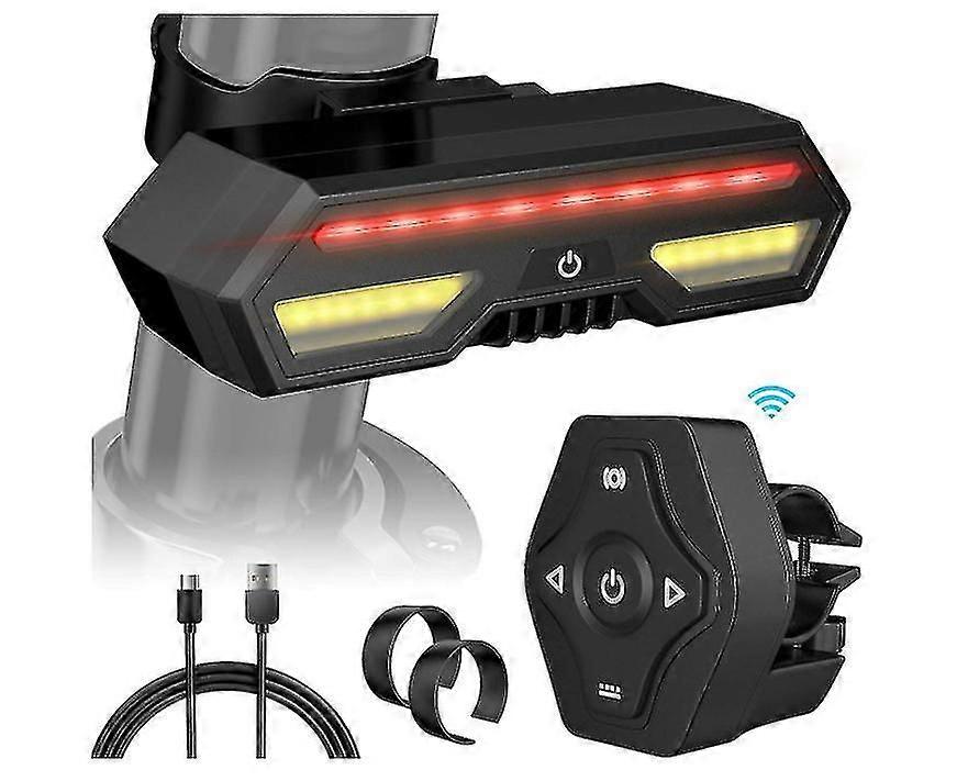 Waterproof Led Bike Rear Light For Usb Charging(black)