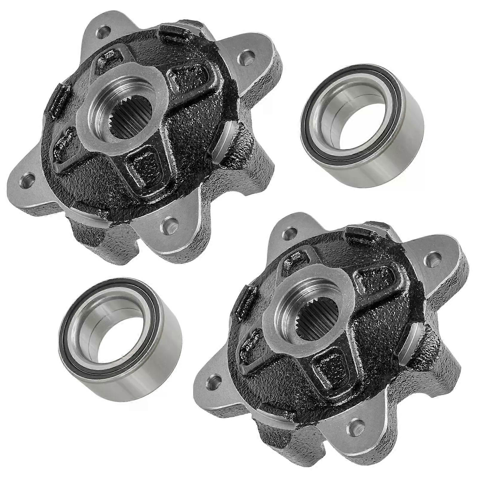 Front Left Right Wheel Hubs And Ball Bearings for Polaris RZR 570 RZR570 14-2017 NO.21096