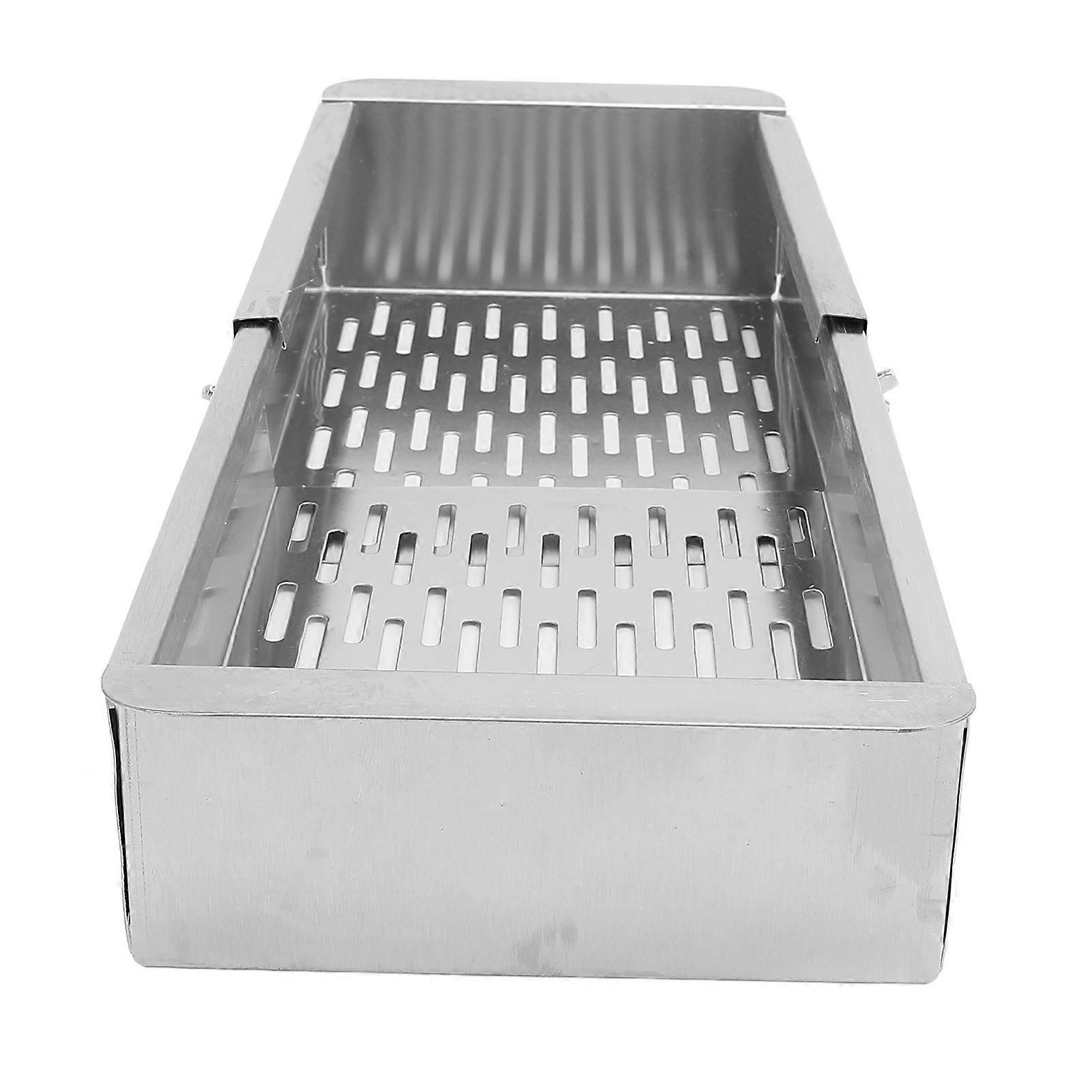 Sink Dish Drying Rack Retractable 304 Stainless Steel Space Saving Dish Sink Drainer for Vegetable Fruit Kitchenware 